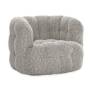 Walter - Upholstered Swivel Chair - Heathered Gray