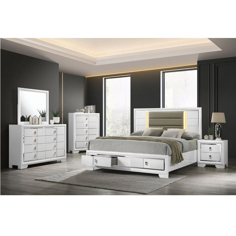 Elain - Bed With Led & Storage