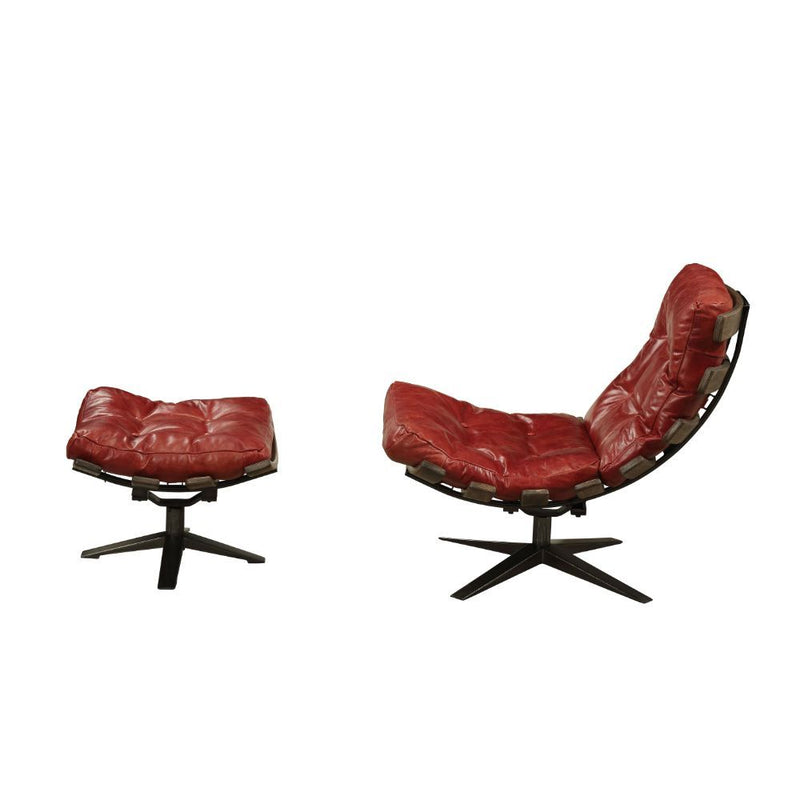 Gandy - 2Pc Pk Chair & Ottoman