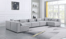 Cube - Linen 7 Piece Modular U-Shaped Sectional