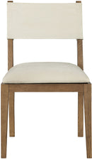 Avon - Linen Textured Performance Fabric Dining Side Chair (Set of 2)