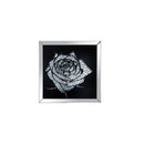 Talisha - Wall Art - Mirrored & Faux Crystal Rose