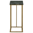 Vicente - Marble Top C-Shaped Sofa Side Table