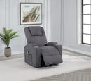 Louie - Chenille Upholstered Power Lift Massage Chair