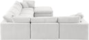 Comfy - 7 Piece Velvet Modular Sectional With Chaise