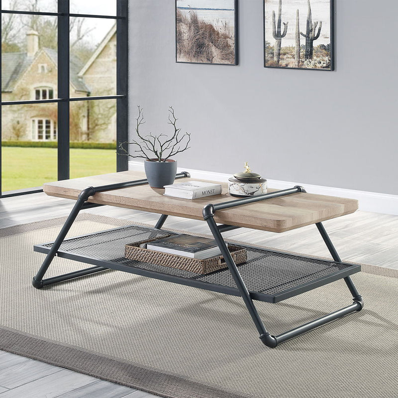 Brantley - Coffee Table - Oak & Sandy Gray