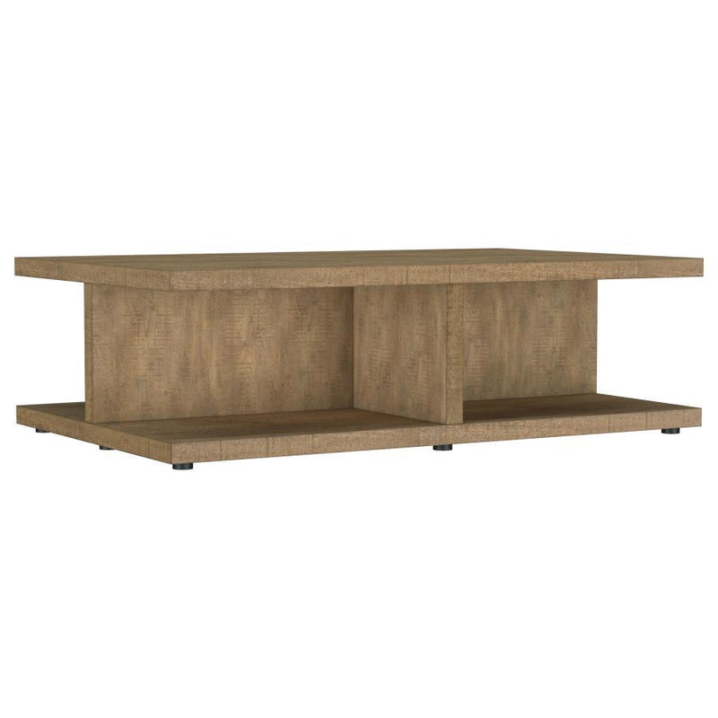 Cortona - Square Engineered Wood Cocktail Coffee Table - Mango