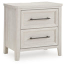 Darbonton - Two Drawer Night Stand - Dove White