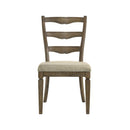 Parfield - Side Chair (Set of 2) - Fabric & Weathered Oak