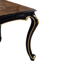 Betria - End Table - Engineered Stone Top, Gold & Black