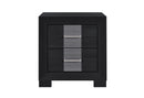 Optimus - Nightstand - Black / Gray