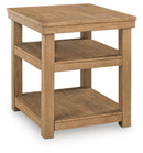 Wittenmyer - Rectangular End Table - Natural / Black