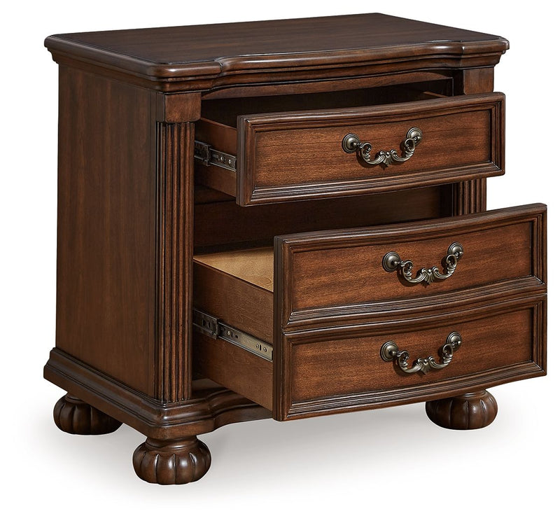 Lavinton - Brown - Three Drawer Night Stand