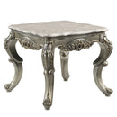 Miliani - End Table With Marble Top - Natural Marble Top & Antique Bronze