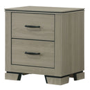 Joanna - Nightstand - Weathered Gray