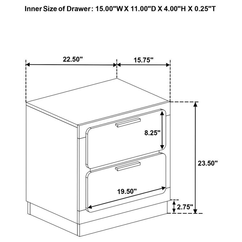 Caraway - Bedroom Set With LED Headboard