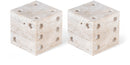 Dice - Travertine Decorative - Natural
