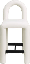 Amari - Faux Leather Stool