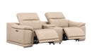 2679 - Power Reclining Sofa, Console Loveseat & Chair Set In Genuine Leather (5 Recliners)