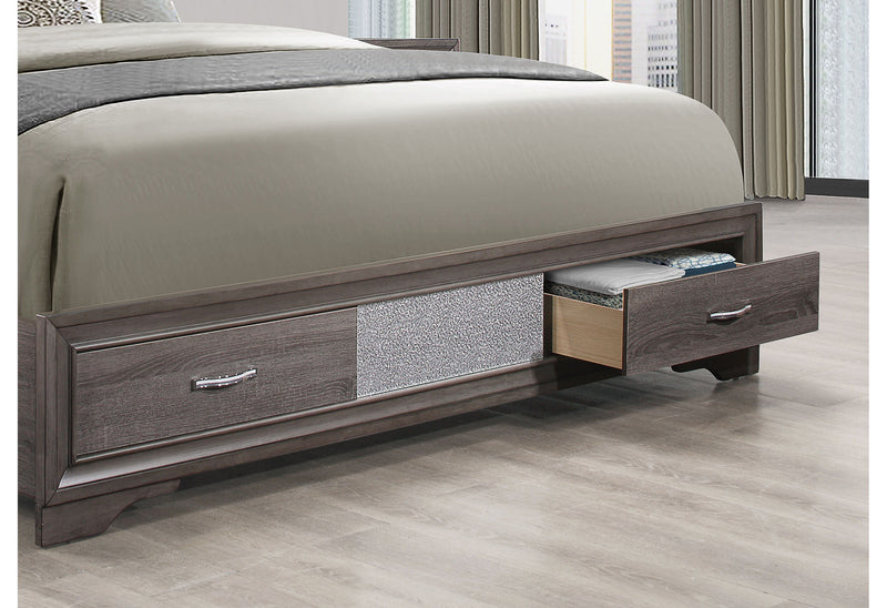 Seville - King Bed - Gray