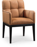 Adrian - Dining Arm Chair (Set of 2) - Black Legs