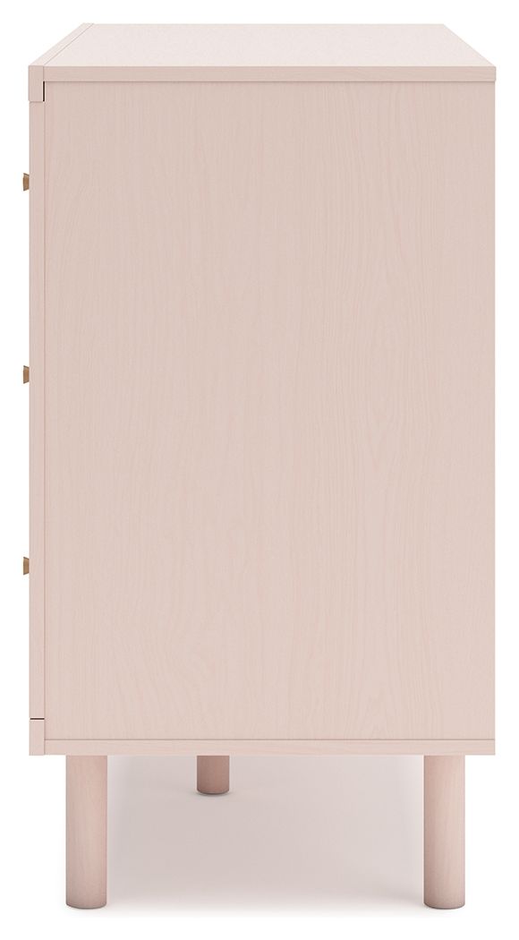 Wistenpine - Blush - Six Drawer Dresser