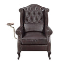 Pino - Accent Chair - Vintage Brown Top Grain Leather