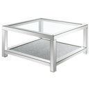 Valentina - Square Glass Top Table
