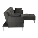 Duzzy - Sectional Sofa - Dark Gray Fabric