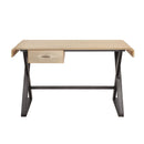 Danton - Executive Writing Desk - Gold Aluminum