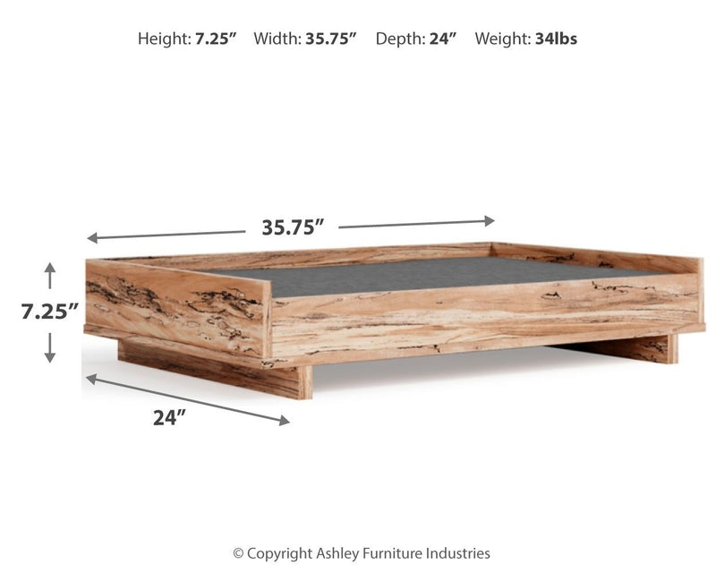 Piperton - Natural - Pet Bed Frame