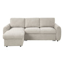 Nuriel - Reversible Sectional Sofa With Sleeper & Storage
