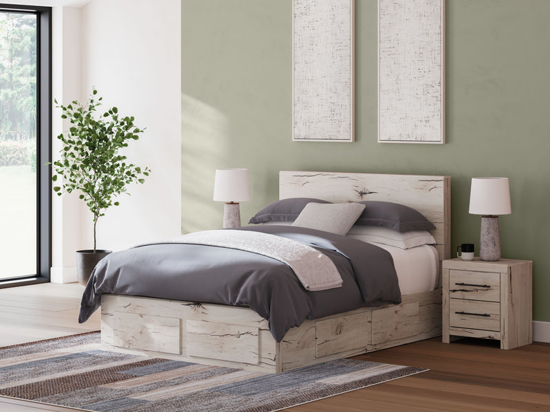 Lawroy - Panel Bed With Storage