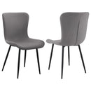 Horizon - Upholstered Dining Side Chair (Set of 2) - Taupe