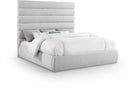 Adam - Linen Fabric Bed With 70.5" Headboard