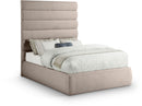 Adam - Linen Fabric Bed With 70.5" Headboard
