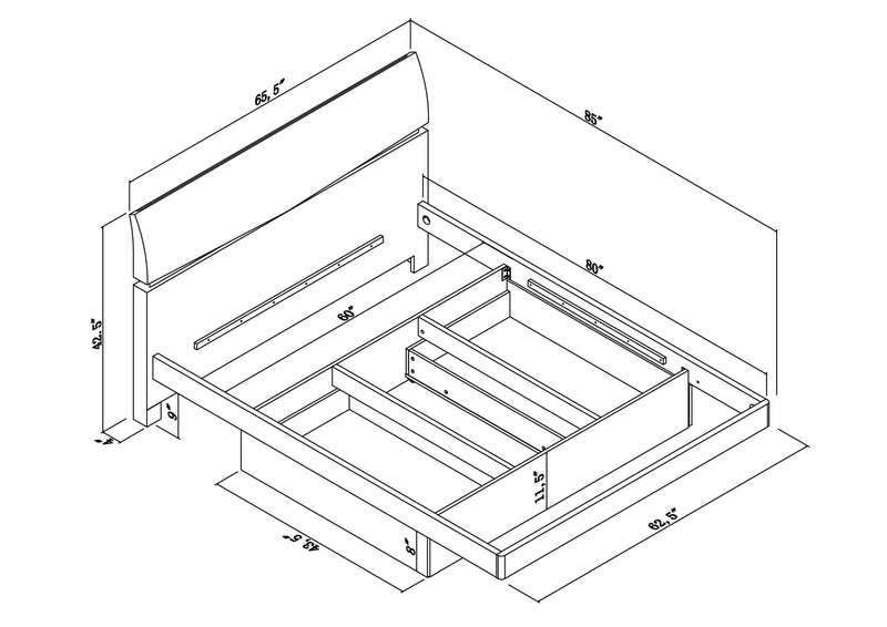 Wynn - Storage Bed