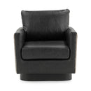 Lathe - Leather/Hide Accent Chair