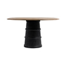 Lunen - 55" Round Dining Table - Soft Reef Noir