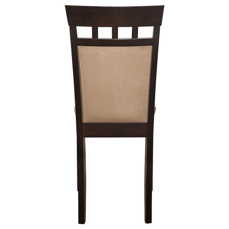 Gabriel - Closed BackSide Chairs (Set of 2) - Cappuccino