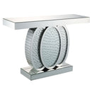 Nysa - 47"L Console Table - Mirrored & Faux Crystals