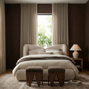 Altair - Fabric Bench - Dark Brown Base