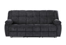 U6000 - Reclining Sofa / Console Reclining Loveseat - Black