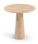 Fontelina - 30" Genuine Bistro Dining Table - Travertine