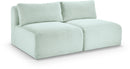 Shaggy - 2 Seat Modular Armless Sofa