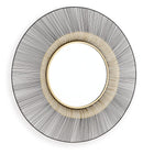 Dallmen - Accent Mirror - Black / Gold Finish