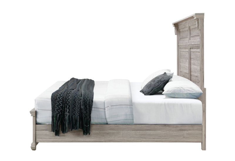 Tatum - Queen Bed Without Storage - Natural