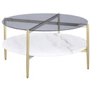 Jonelle - Round Glass Top Table
