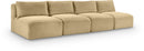 Shaggy - 4 Seat Modular Armless Sofa