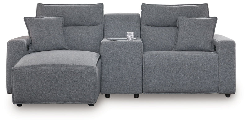 ModMax II - Salt And Pepper - Reclining Sectional